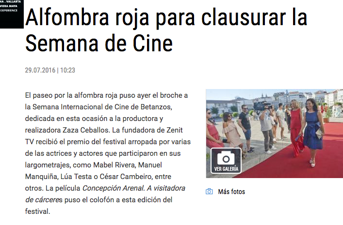 Semana Internacional Cine Betanzos - Noticia
